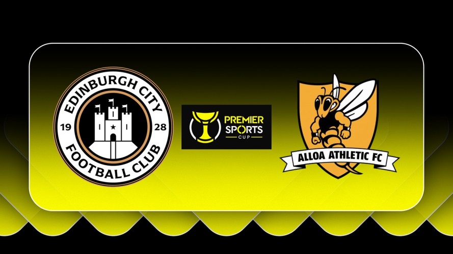 Edinburgh City vs Alloa Athletic event artwork