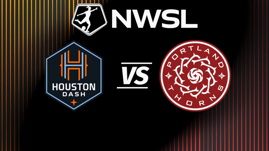 Houston Dash vs Portland Thorns event artwork