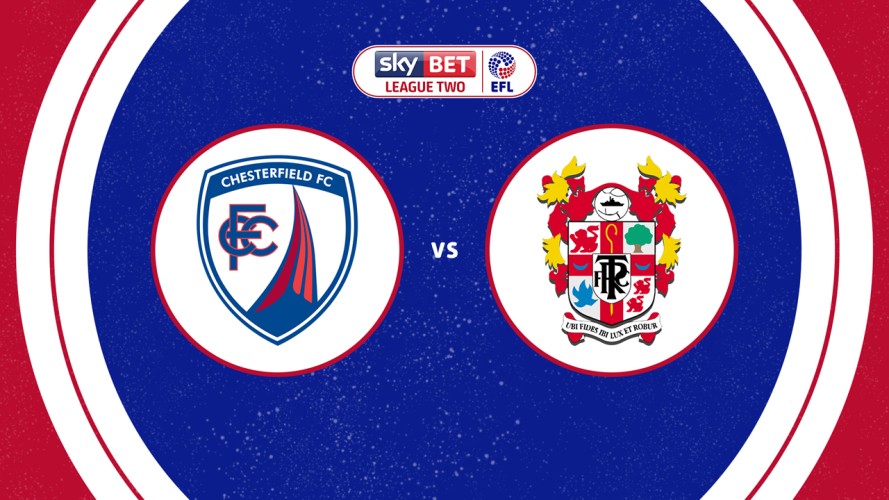 Chesterfield vs Tranmere Rovers event artwork