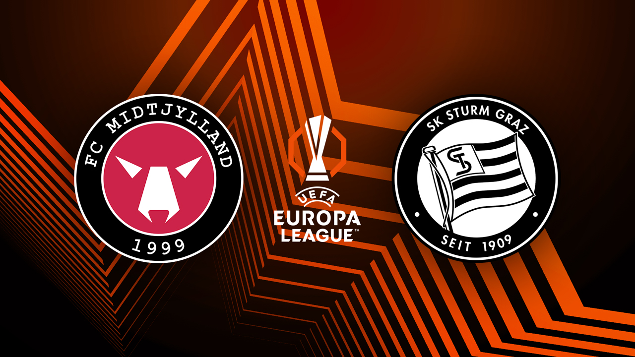 Kamp for FC Midtjylland vs Sturm Graz