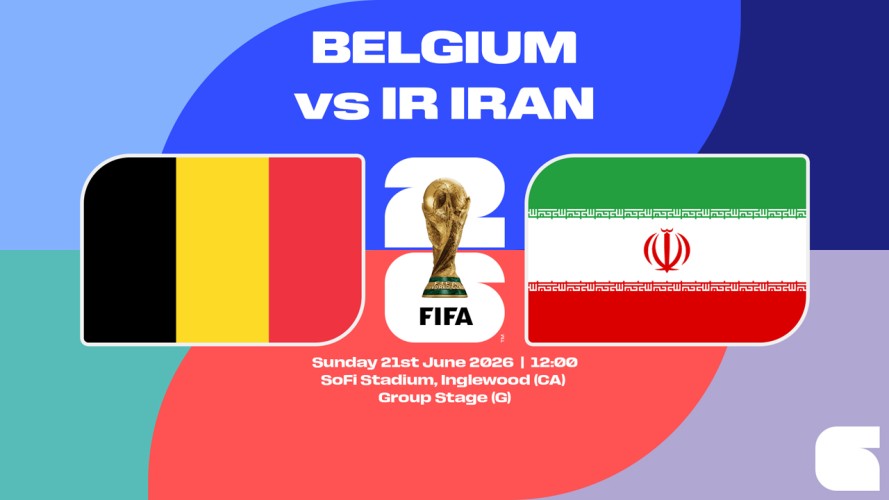 Belgium vs Iran event artwork