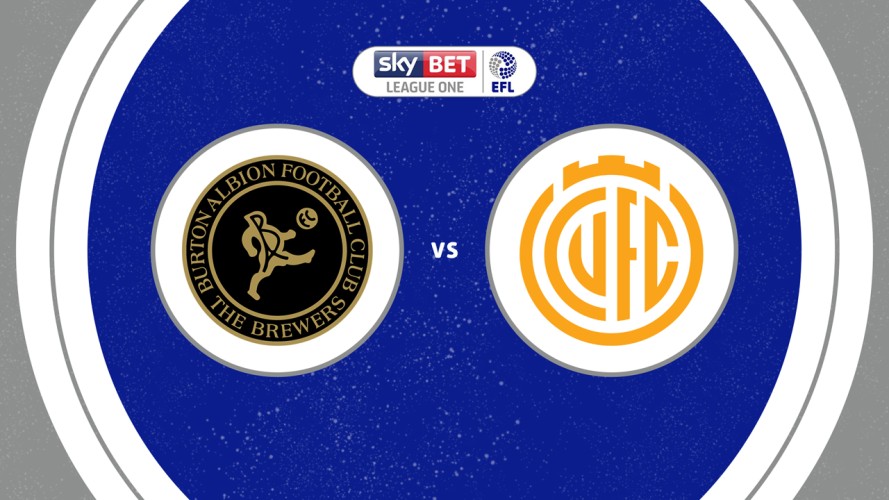 Burton Albion vs Cambridge United event artwork