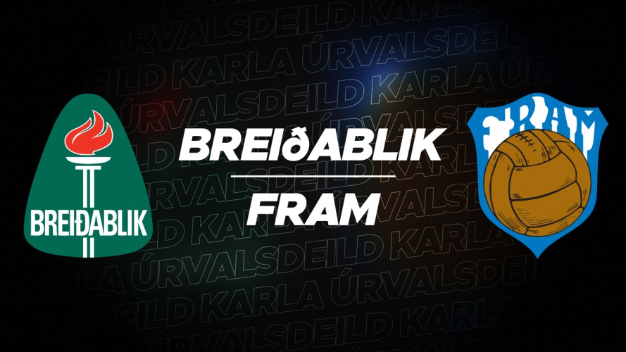 Breiðablik vs Fram Reykjavík event artwork
