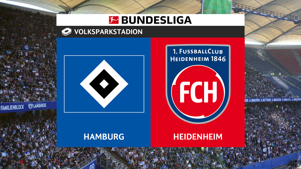 Kamp for Hamburg vs FC Heidenheim