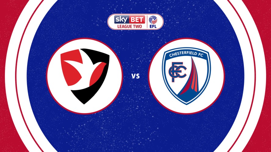 Cheltenham Town vs Chesterfield event artwork