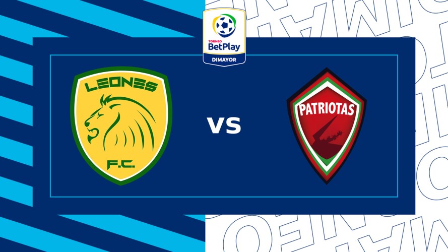 Itagüí Leones vs Patriotas Boyacá event artwork