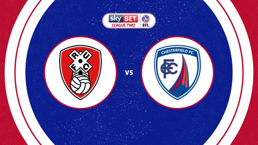 Rotherham United vs Chesterfield event artwork