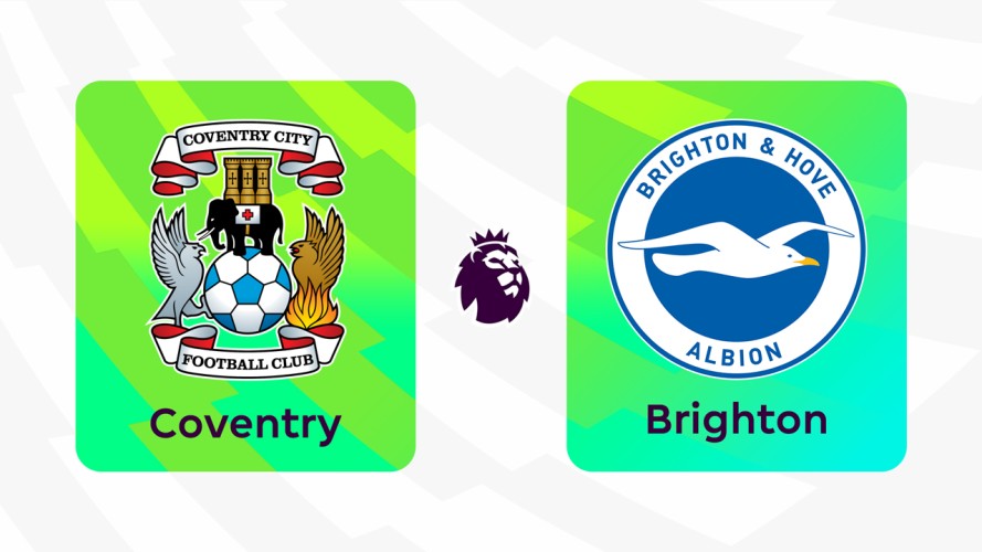 Coventry vs Brighton event artwork