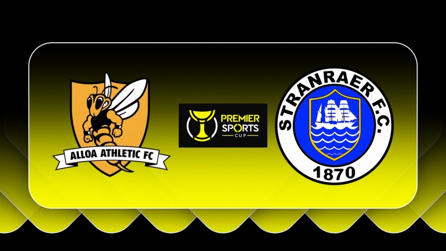 Alloa Athletic vs Stranraer event artwork