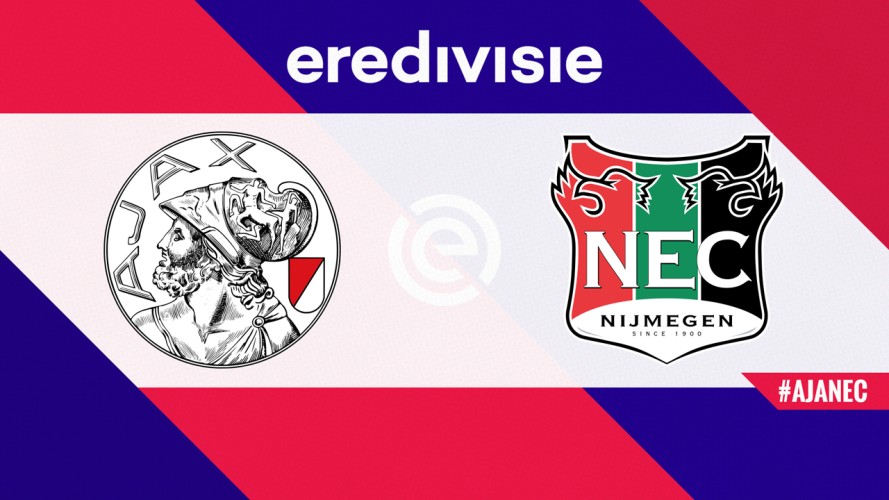 Ajax vs NEC Nijmegen event artwork