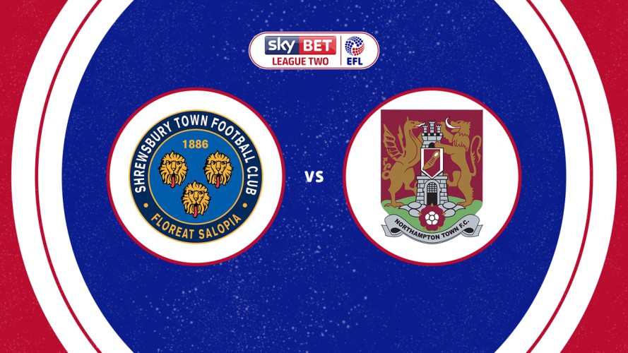 Shrewsbury Town vs Northampton Town event artwork