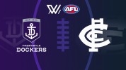 Fremantle Dockers Women vs Carlton Blues Women thumbnail artwork