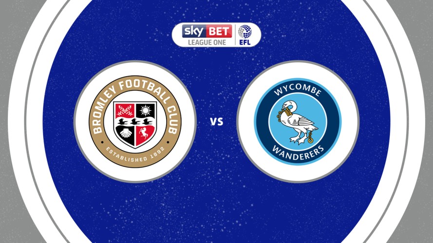 Bromley vs Wycombe Wanderers event artwork