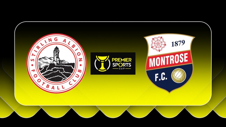 Stirling Albion vs Montrose event artwork