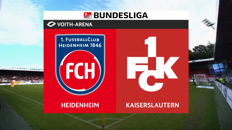 Heidenheim vs Kaiserslautern event artwork