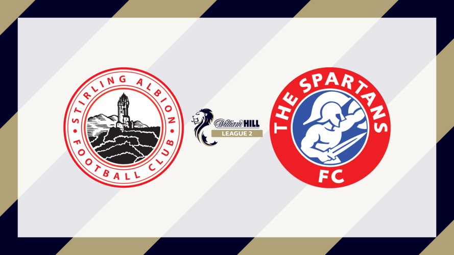 Stirling Albion vs The Spartans event artwork