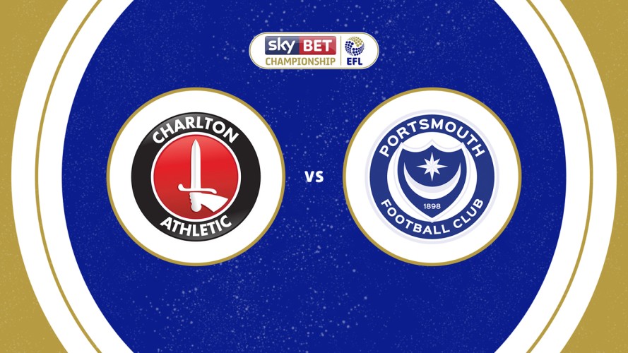 Charlton Athletic vs Portsmouth event artwork