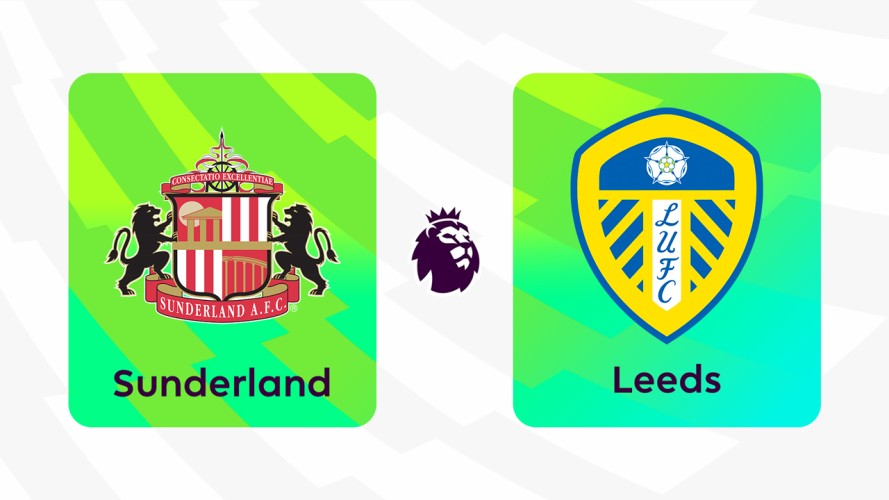 Sunderland vs Leeds event artwork