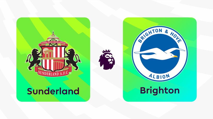 Sunderland vs Brighton event artwork