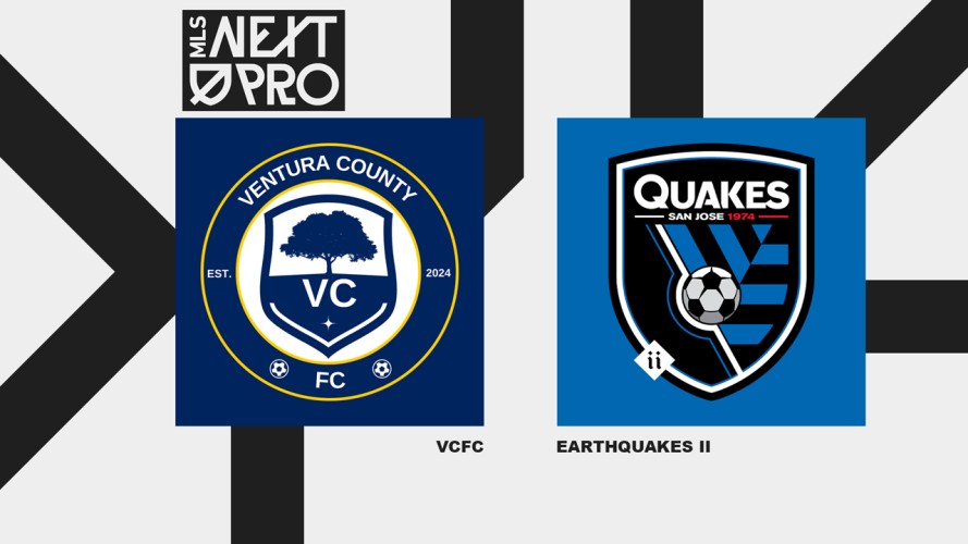 Ventura County vs San Jose Earthquakes II event artwork