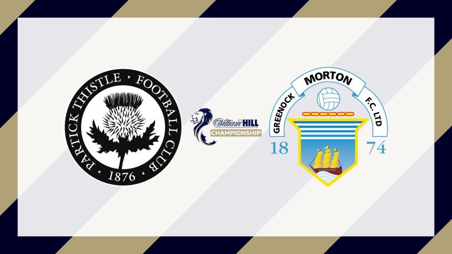 Partick Thistle vs Greenock Morton event artwork