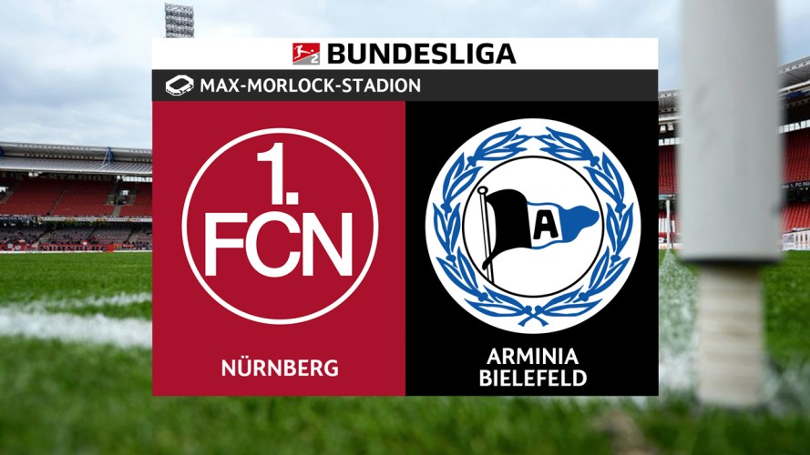 Nürnberg vs Arminia Bielefeld event artwork