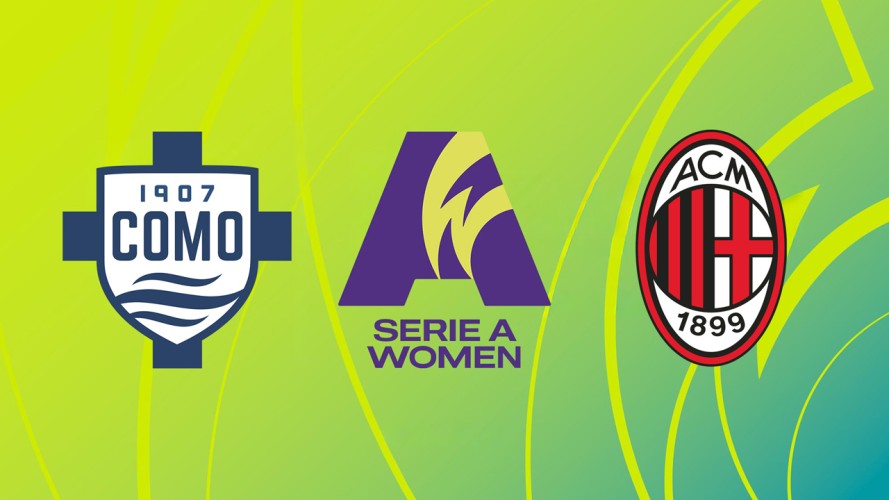 Como 1907 Women vs AC Milan Women event artwork