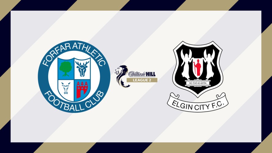 Forfar Athletic vs Elgin City event artwork