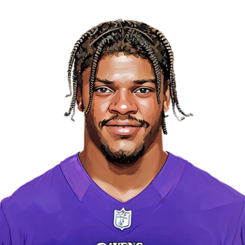 Lamar Jackson player cartoon