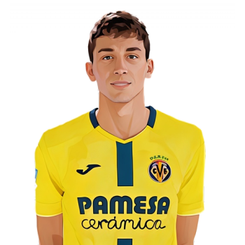 Hugo López player cartoon