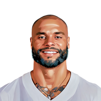 Dak Prescott player cartoon