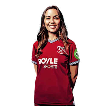 Katie Zelem player cartoon