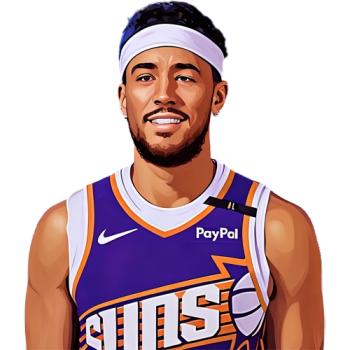 Devin Booker player cartoon
