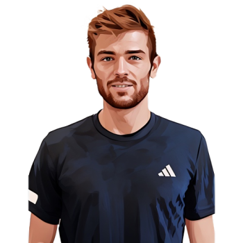 Jacob Fearnley player cartoon