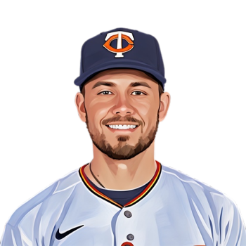 Trevor Larnach player cartoon