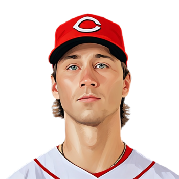 Brady Singer player cartoon