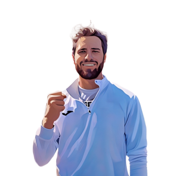 Alejandro Moro Cañas player cartoon