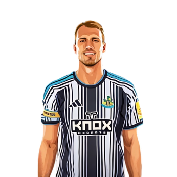 Dan Burn player cartoon