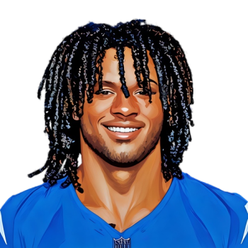 Omarion Hampton player cartoon
