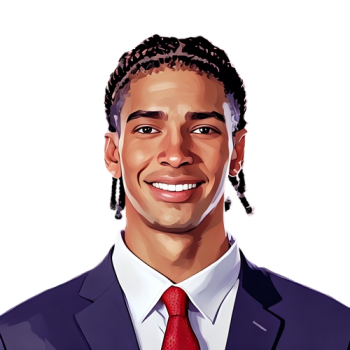Chris Cenac Jr. player cartoon
