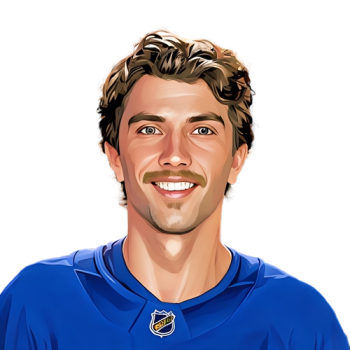 Peyton Krebs player cartoon