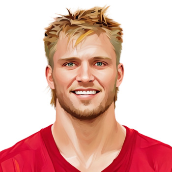 Trey McBride player cartoon