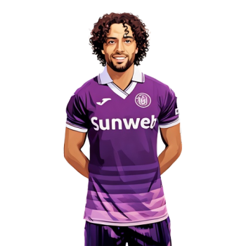 César Huerta player cartoon