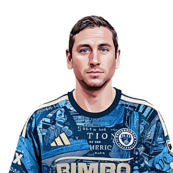 Alejandro Bedoya player cartoon