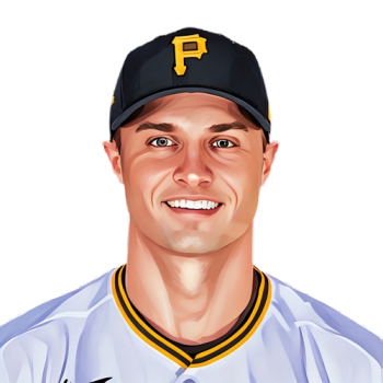 Jake Mangum player cartoon