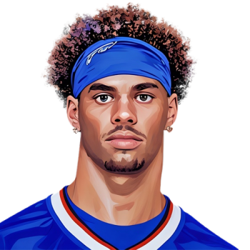 Keon Coleman player cartoon