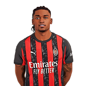Rafael Leão player cartoon