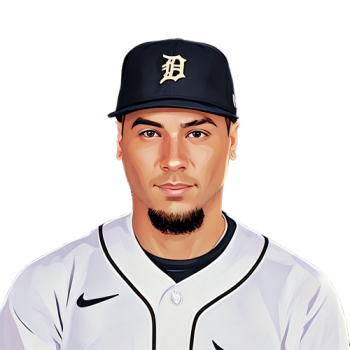 Javier Baez player cartoon