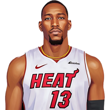 Bam Adebayo player cartoon