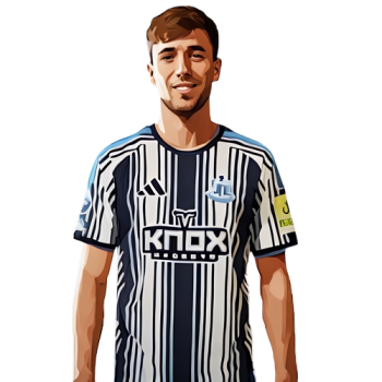 Nico González player cartoon